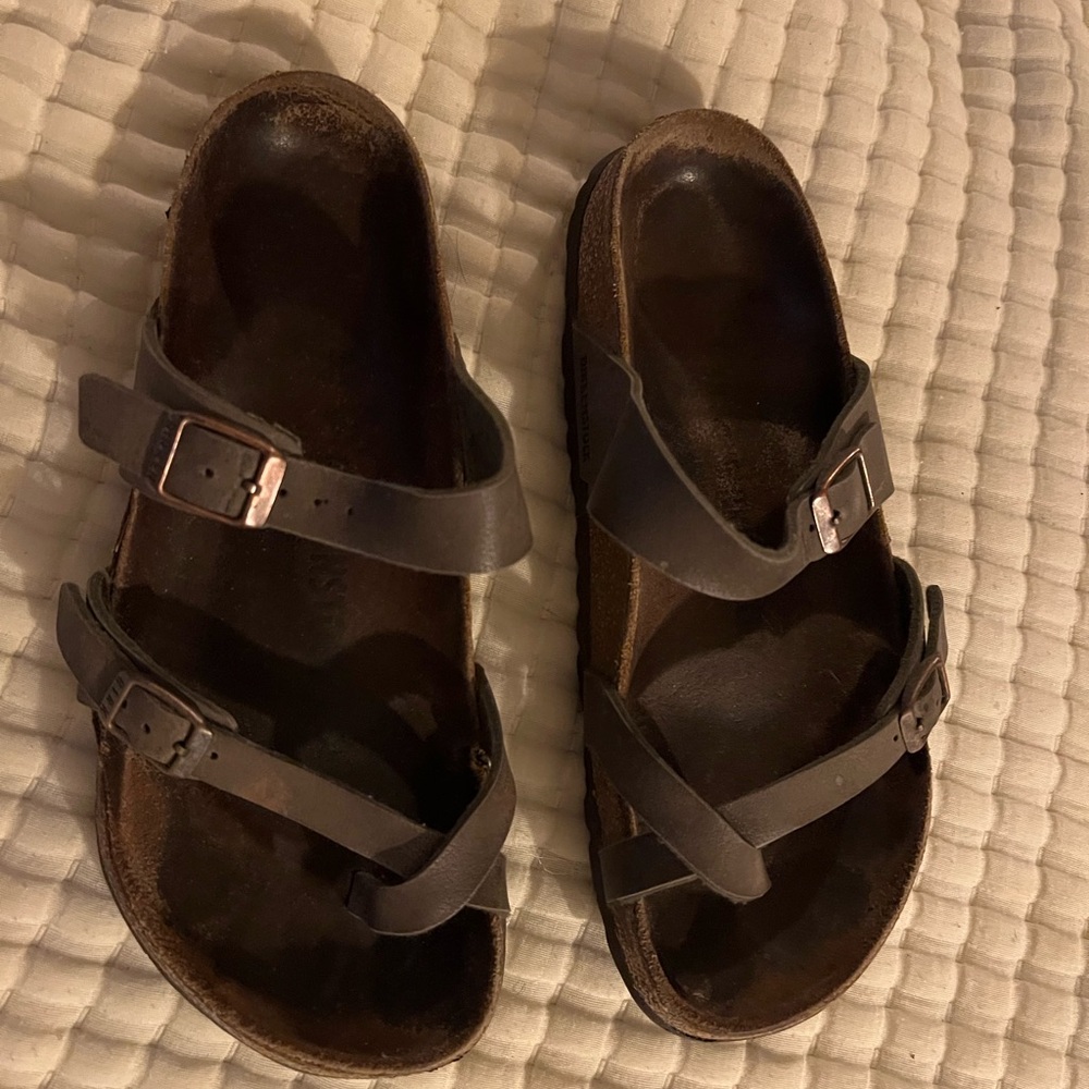 Birkenstock light Brown vegan leather  Sandals